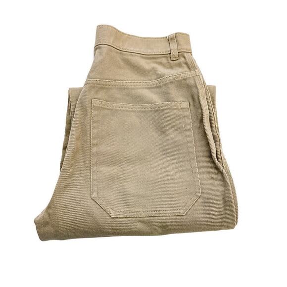 & Other Stories Khaki Cargo Wide Leg Denim Jeans Pants Size 4 - Picture 1 of 10